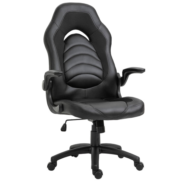 Sedia da Gaming Ergonomica 66,5x51x115-125 cm in Similpelle Nera online