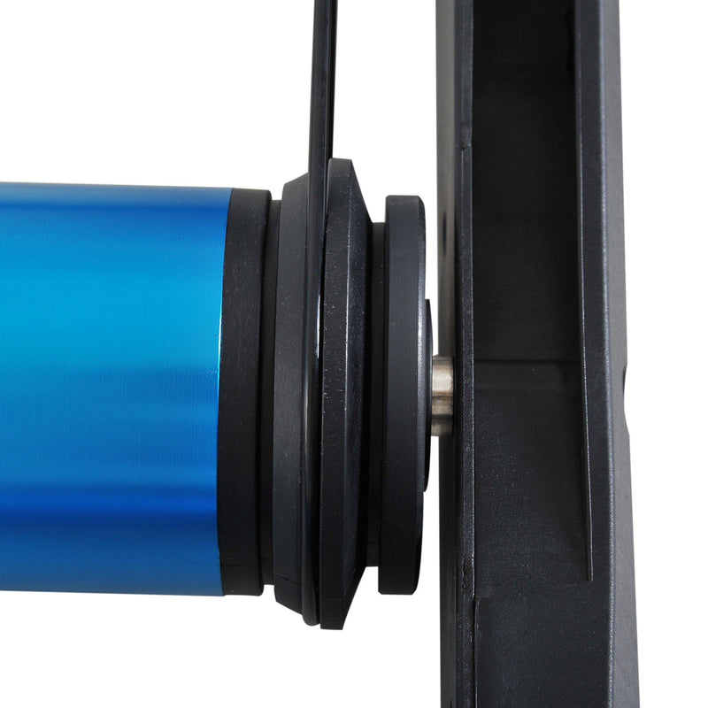 Rullo Bici Allenamento Lunghezza Regolabile 145x56x10,5 cm  Nero e Blu