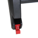 Rullo Bici Allenamento Lunghezza Regolabile 145x56x10,5 cm  Nero e Blu