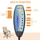 Sedia da Ufficio Presidenziale Massaggiante con Riscaldamento in Similpelle 67x69x106-116 cm  Beige