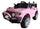 Macchina Elettrica per Bambini 2 Posti 12V Jepsen Fuoristrada 4x4 Rosa