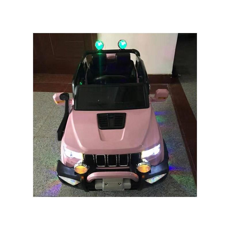 Macchina Elettrica per Bambini 2 Posti 12V Jepsen Fuoristrada 4x4 Rosa