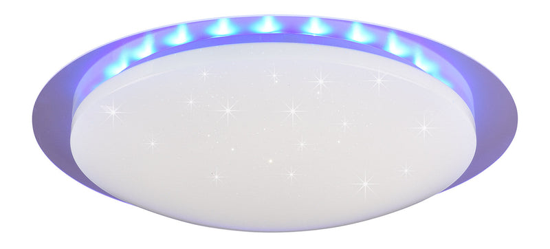 Plafoniera da Interno a LED in Plastica Bianco