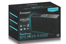 Altoparlante Speaker 60W Wireless con Radio in Tessuto Kooper Techno Nero