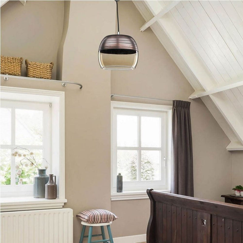 Lampada a sospensione Punto  diffusore bicchiere rovesciato