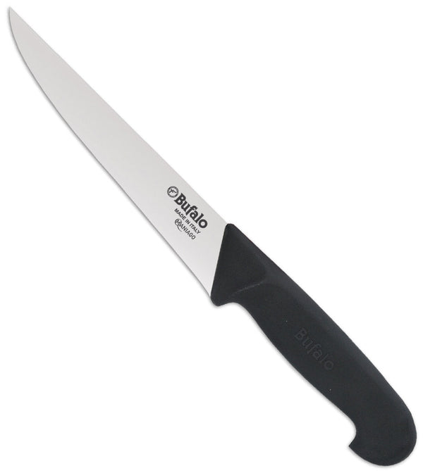 Coltello per Scannare Lama 18 cm Bufalo Scanno Costa Dritta S95/18 Manico Nero sconto