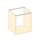 Kit Traversi per Mobili Cucina in Alluminio e Plastica Emuca Albeam Anodizzato Opaco