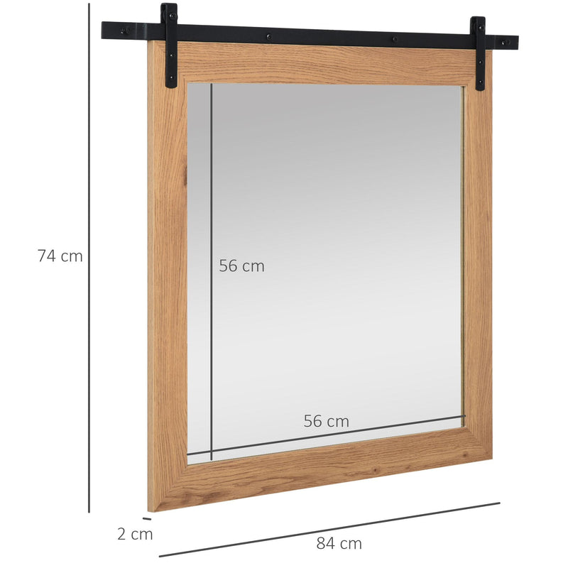 Specchio da Bagno 84x2x74 cm in Truciolato 