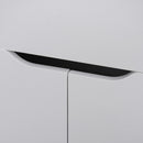 Scrivania da Ufficio Angolare 2 Ripiani 140x117x76 cm in Legno 