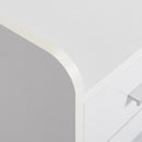 Cassettiera Portadocumenti da Ufficio 39,2x40x65,4 cm 3 Cassetti  Bianca