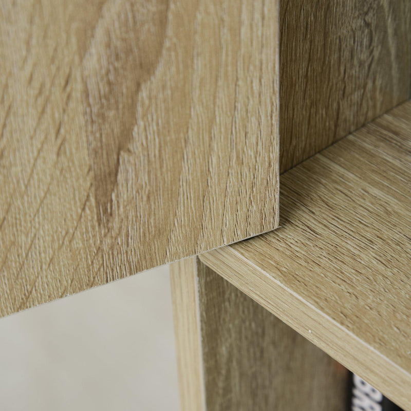 Libreria 60x30x150 cm con Ante e Cassetti in Legno 