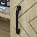 Libreria 60x30x150 cm con Ante e Cassetti in Legno 