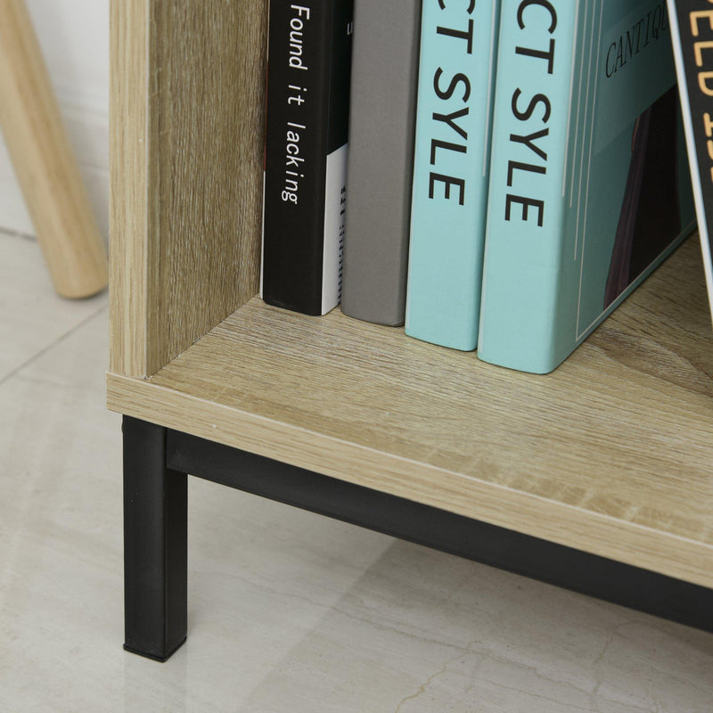 Libreria 60x30x150 cm con Ante e Cassetti in Legno 