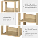 Libreria Scaffale 40x29,2x87,9 cm 3 Ripiani in Legno 