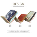 Libreria Mensola Sospesa a V 80,6x16x15,2 cm in Legno 