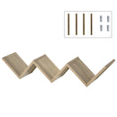 Libreria Mensola Sospesa a V 80,6x16x15,2 cm in Legno 