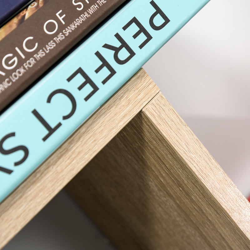 Libreria Mensola Sospesa a V 80,6x16x15,2 cm in Legno 