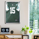 Bacheca Porta Avvisi 90x60x4,5 cm con Serratura in Alluminio  Blu