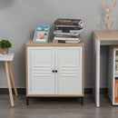 Armadietto Portadocumenti 62x30x67,5 cm 2 Ante in Legno 