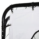 Porta da Calcio 2 in 1 con Rete 240x88x171,5 cm in Metallo 