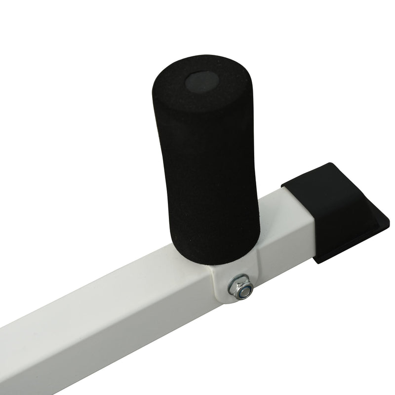 Piattaforma Boxe con Speed Ball Ø16 cm in Acciaio  Bianca