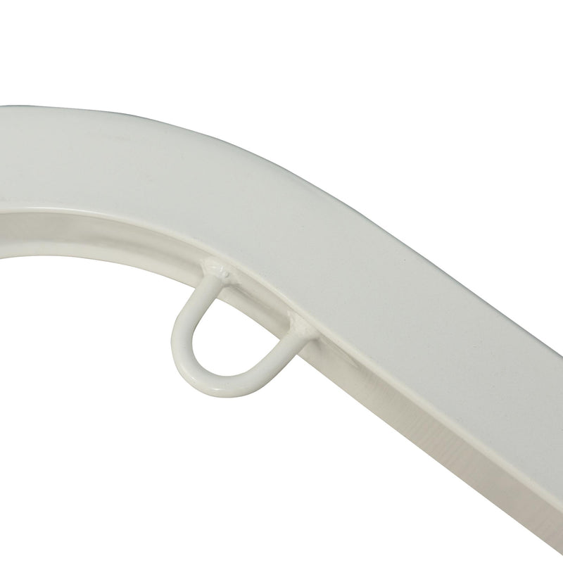 Piattaforma Boxe con Speed Ball Ø16 cm in Acciaio  Bianca