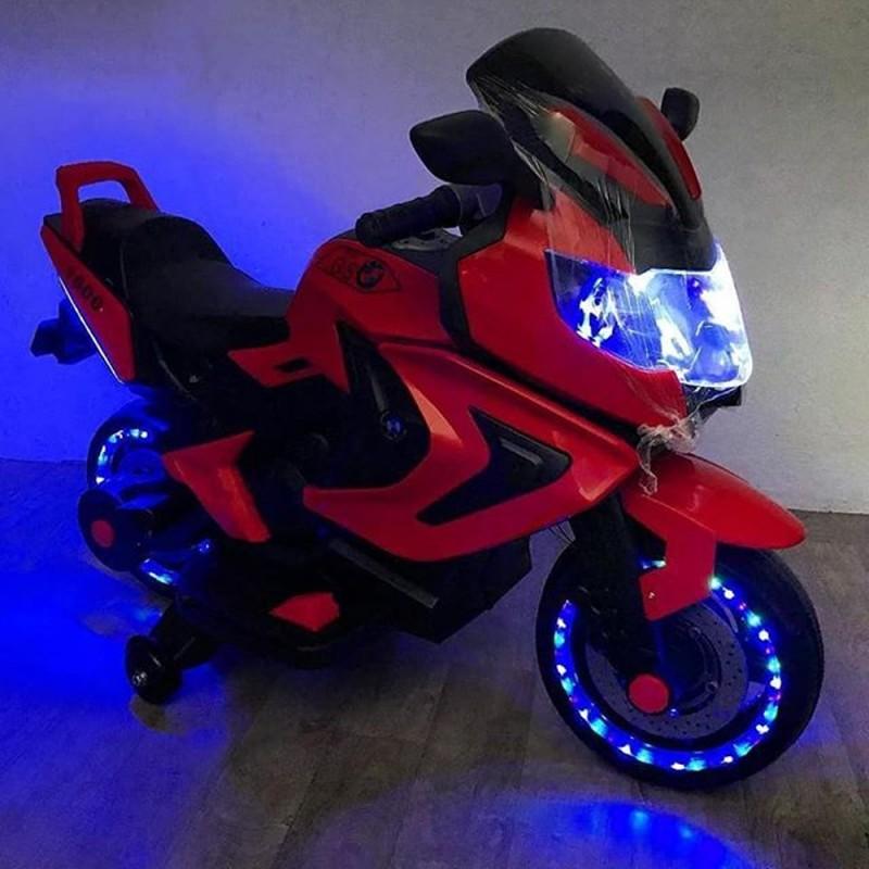 Moto Elettrica per Bambini 2 Posti 12V Jepsen Rossa