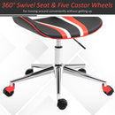 Sedia Poltrona Operativa da Ufficio in Similpelle  Nera