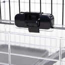 Gabbia per Criceti 3 Livelli 81,2x52,7x110 cm in Metallo e Plastica  Nera