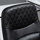 Sedia Poltrona Operativa da Ufficio in Similpelle  Nera