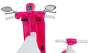 Scooter Elettrico con Sidecar per Bambini 12V Jepsen Rosa