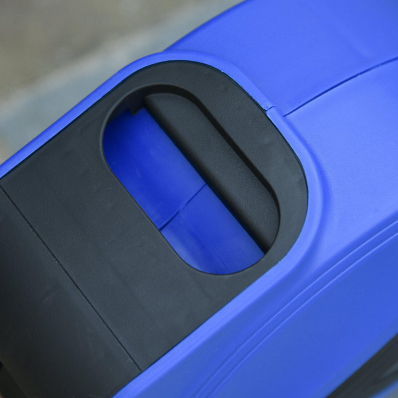 Avvolgicavo Elettrico Automatico da Parete 10m 3 Attacchi  Blu