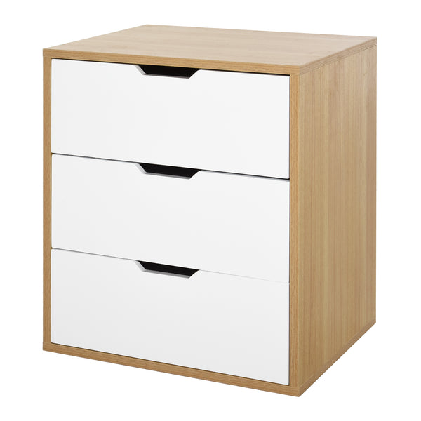 Cassettiera Portadocumenti da Ufficio 55x45x65,5 cm 3 Cassetti sconto