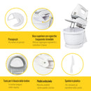 Impastatrice Planetaria 3,4 Litri 6 Velocità  Bianco