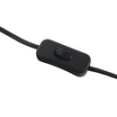 Lampada da Comodino Abat Jour con Paralume in Tessuto E27 Ø25x51 cm  Beige