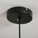 Lampadario a Soffitto Vintage a Sospensione E27 Ø30x146 cm  Nero
