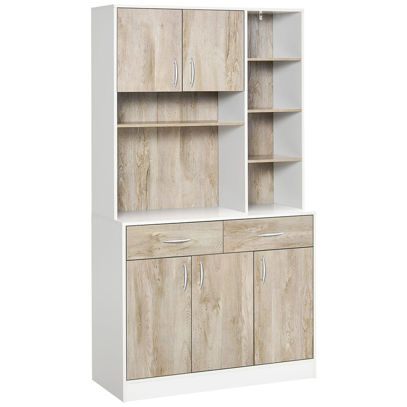 Mobile da Cucina Credenza  con Ante Cassetti e Vani Apeti 100x39x180 cm 