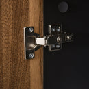 Mobiletto Portadocumenti 100x40x66 cm con Ruote  Noce e Grigio