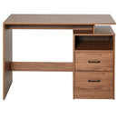 Scrivania da Ufficio Porta PC 107x48x76,2 cm in Legno  Noce