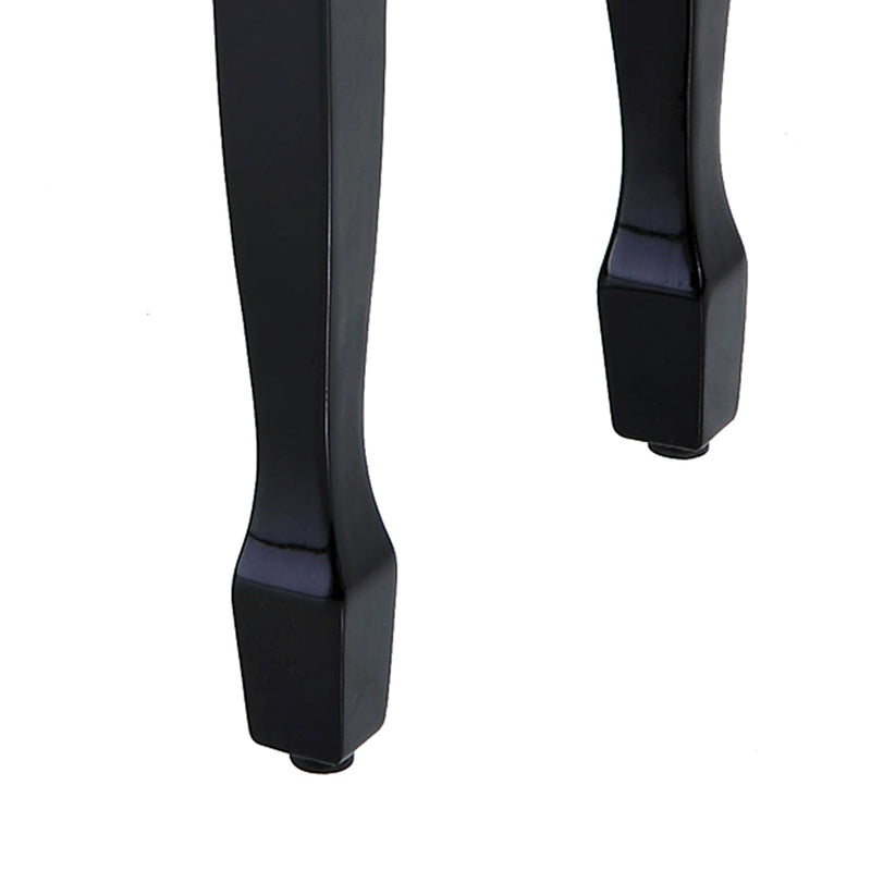 Panca Sgabello Pianoforte con Altezza Regolabile 64x35x45-55 cm in Similpelle e Legno  Nero