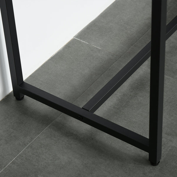 sconto Tavolo Alto da Bar 120x50x100 cm con Mensole  Noce