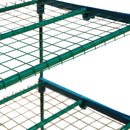 Mini Serra da Giardino 5 Ripiani 69x49x193 cm in Acciaio e PVC  Verde