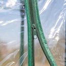 Mini Serra da Giardino 5 Ripiani 69x49x193 cm in Acciaio e PVC  Verde