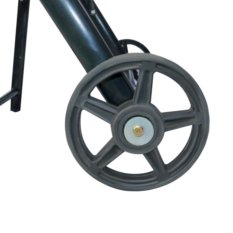 Sdraio da Giardino Schienale Reclinabile in Alluminio e Rattan  Bianco