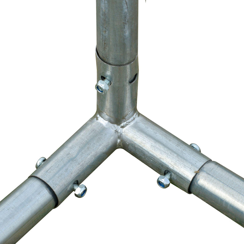 Serra a Tunnel da Giardino 295x200x190 cm in Acciaio e PE  Bianca