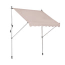 Tenda da Sole Avvolgibile 2x1,5m  Beige