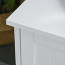 Cuccia per Gatti e Piccoli Cani 48x51x51 cm in MDF  Bianco