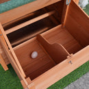Pollaio Gabbia per Galline da Esterno 221x145x81 cm in Legno 