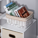 Cassettiera Portadocumenti da Ufficio 36x40x35 cm con Ruote  Bianca