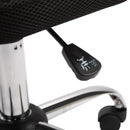 Sedia Poltrona Operativa da Ufficio in Tessuto  Nera